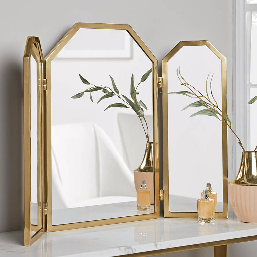 Folding Dressing Table Mirror